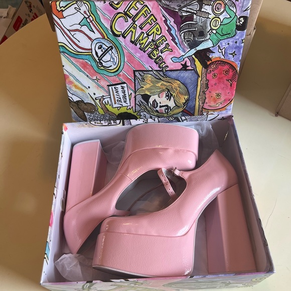 JEFFREY CAMPBELL PLATFORM HEELS - Picture 2 of 10